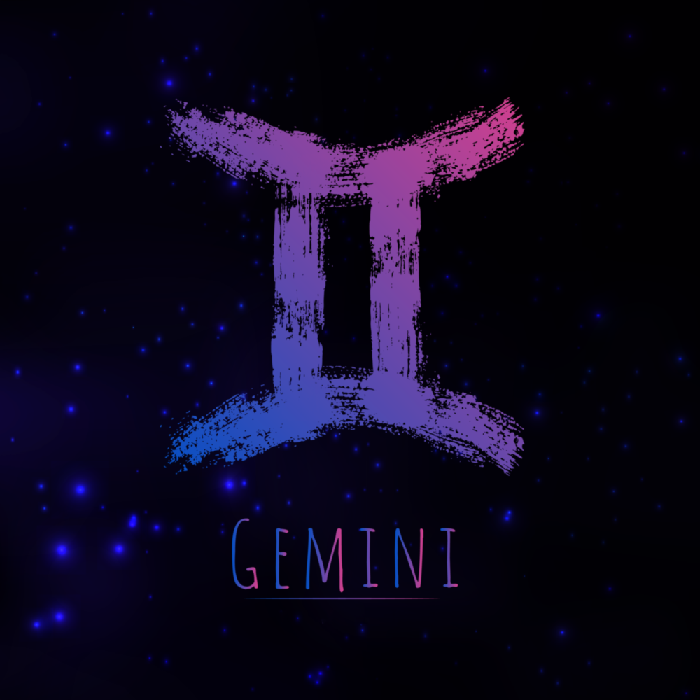 Horoscopes - Gemini Glass Wall Art