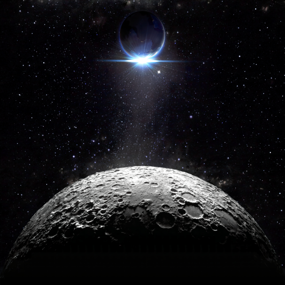 Moon Glass Wall Art