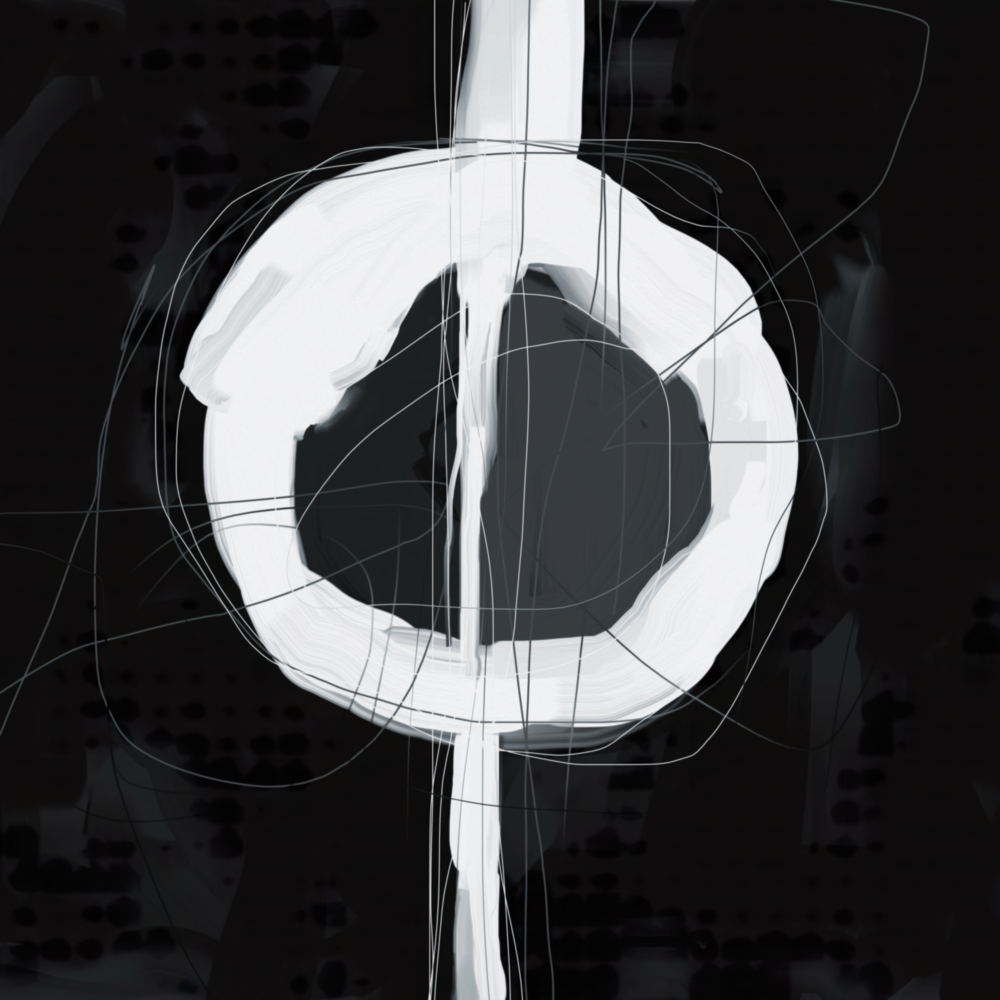 Abstract Glass Wall Art