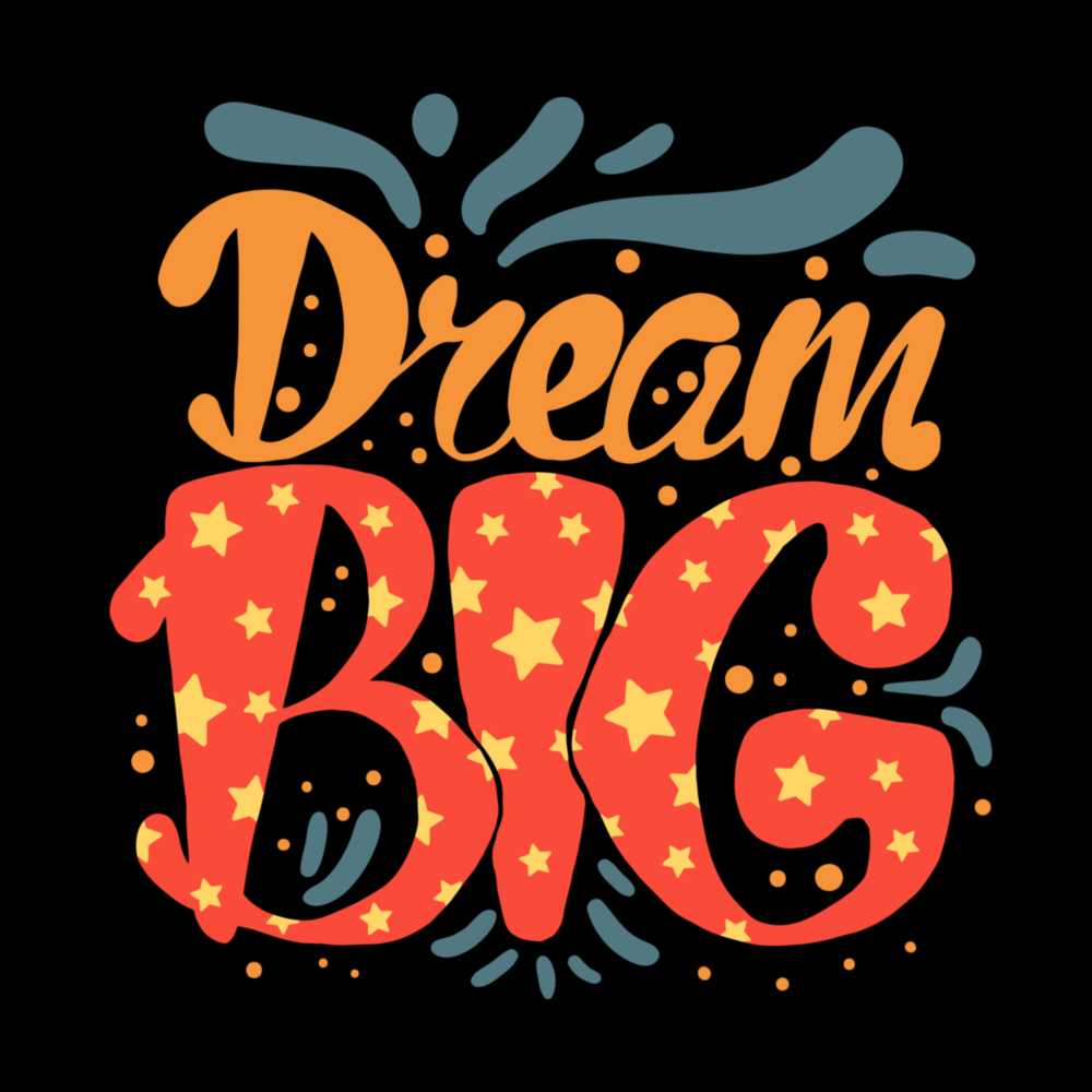 “Dream Big” Glass Wall Art
