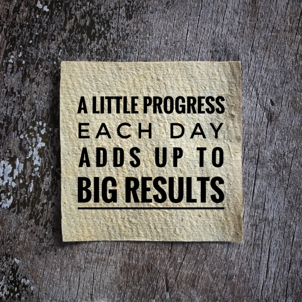 “Big Results” Glass Wall Art