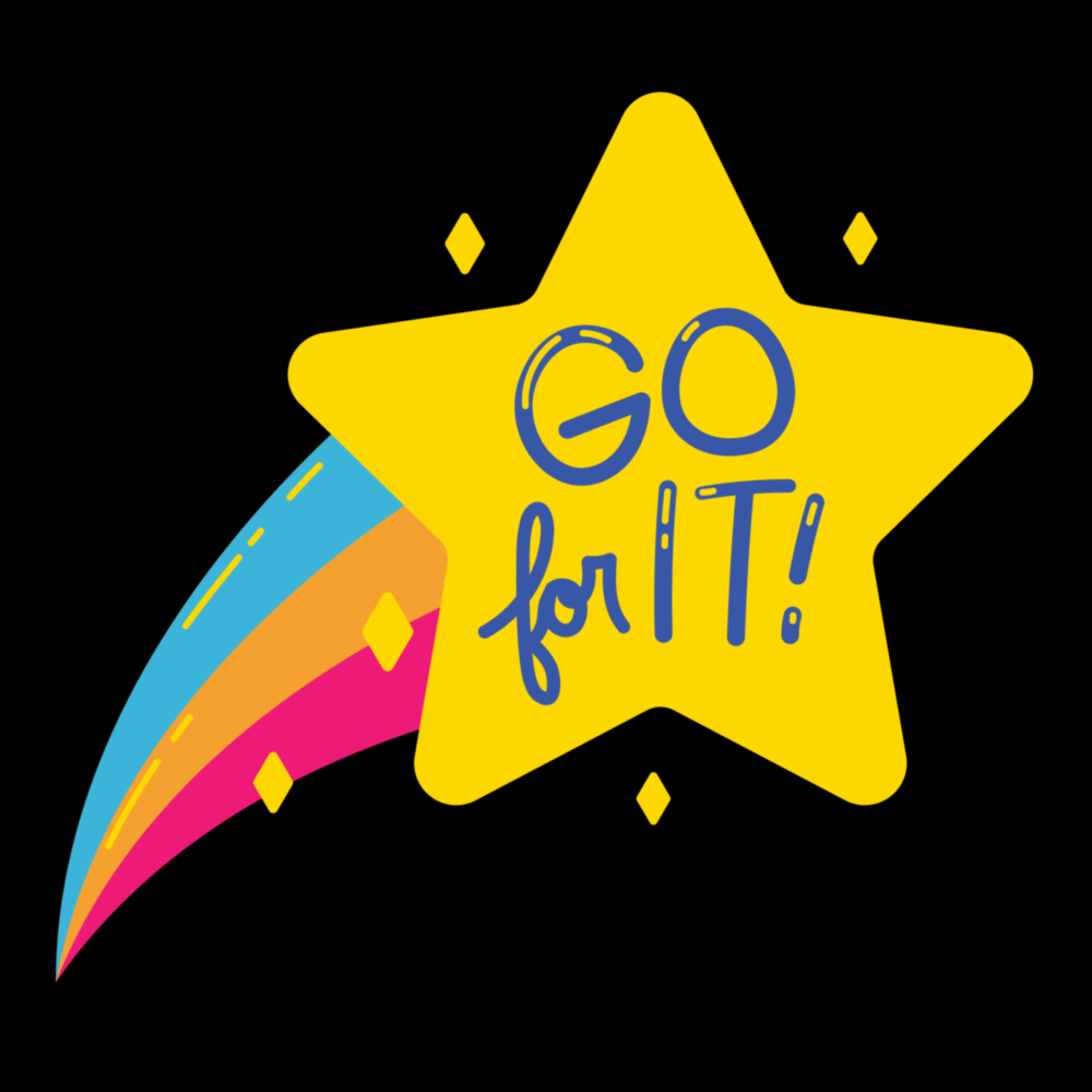 “Go for It” Glass Wall Art