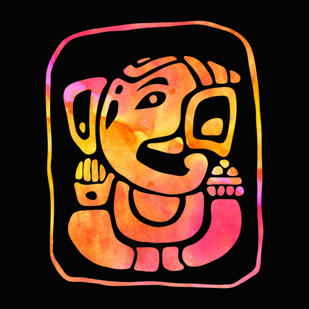 Ganesha Glass Wall Art