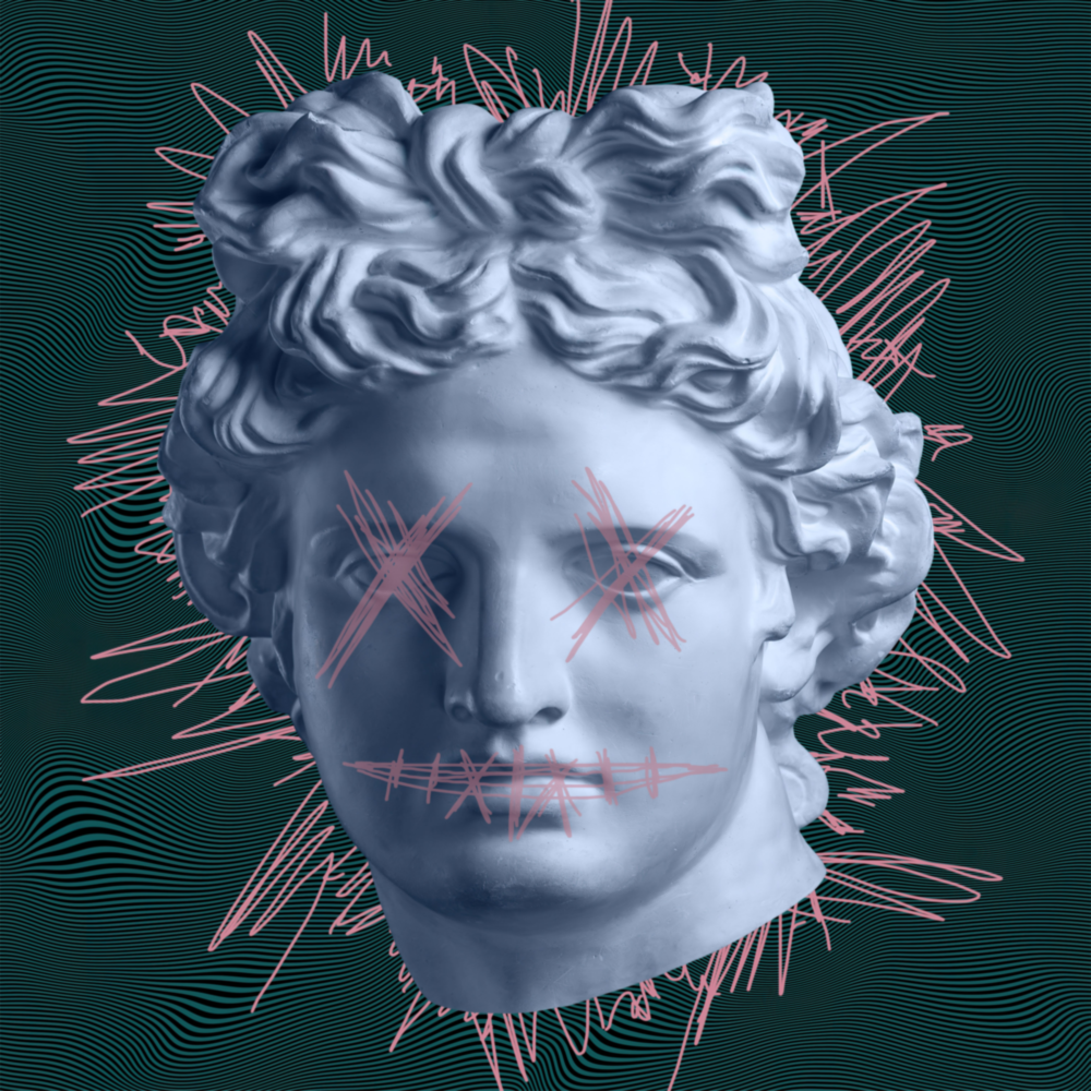 Sculpture Glass Wall Art