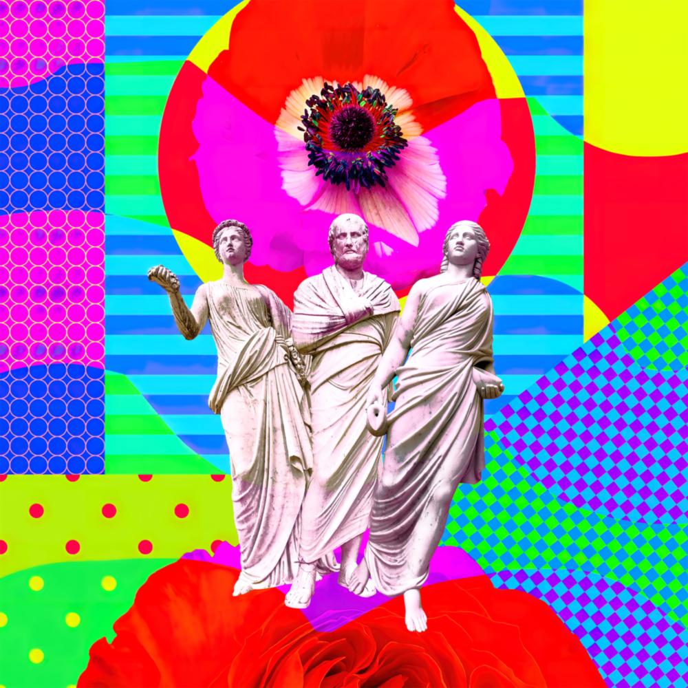 Sculpture Glass Wall Art