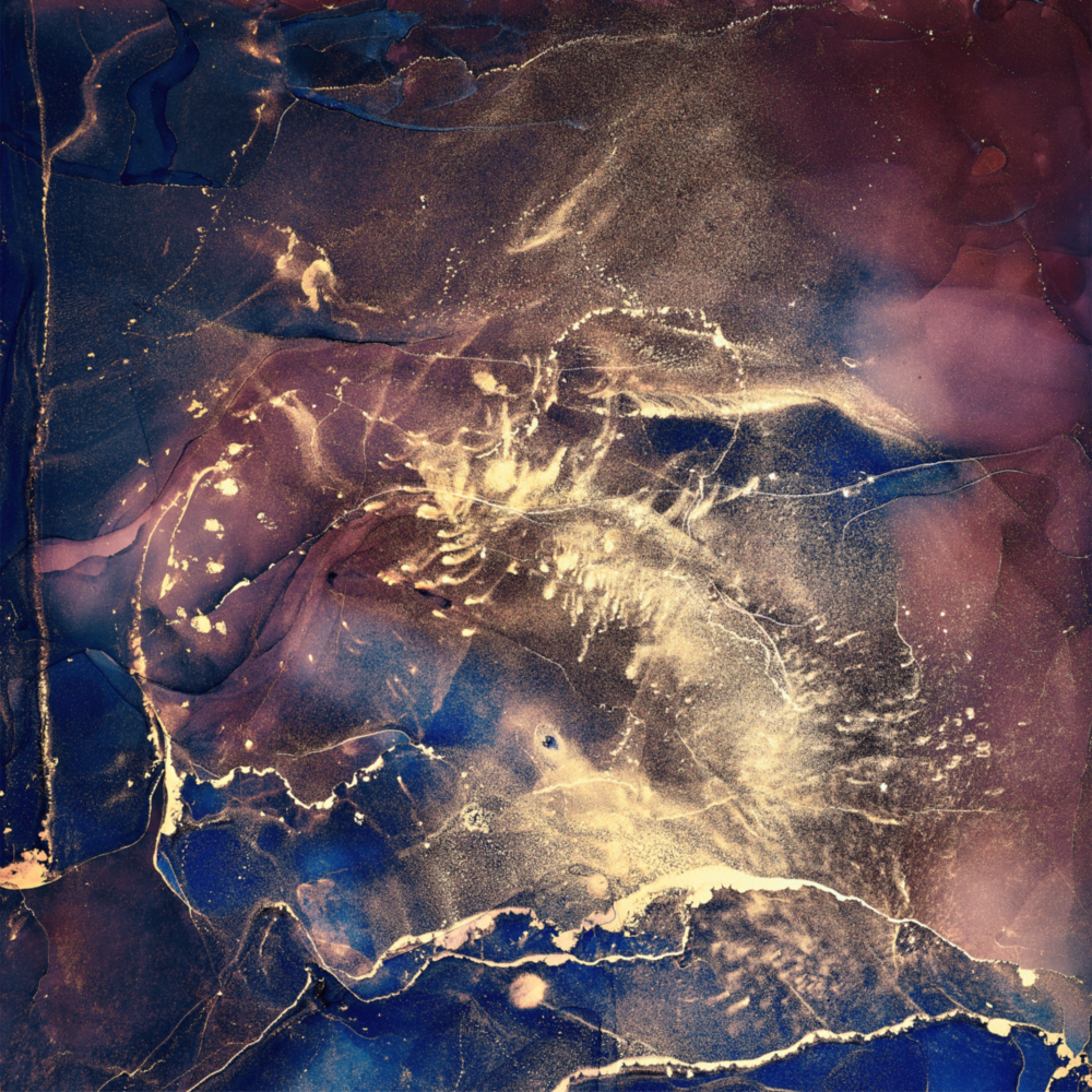 Abstract Glass Wall Art