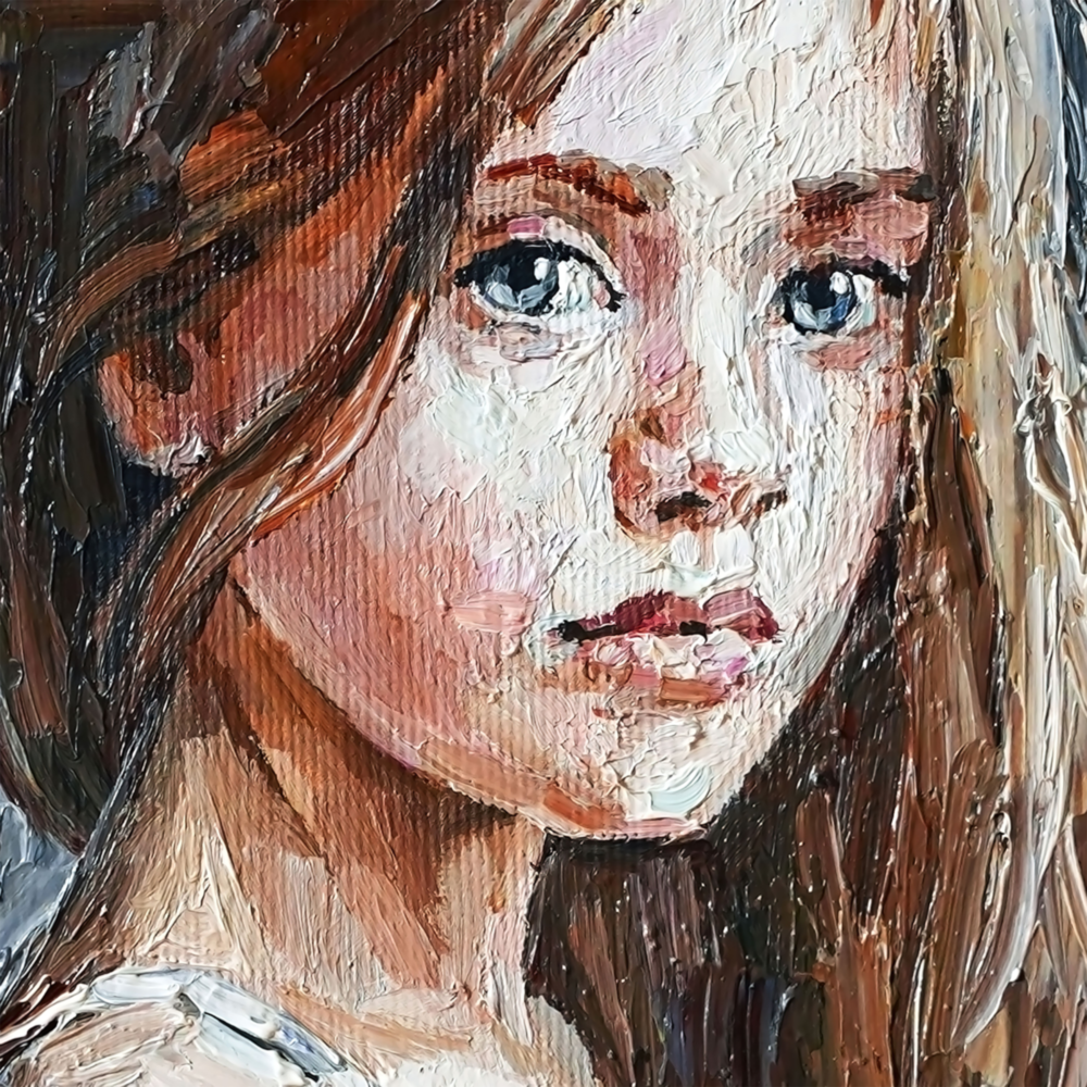 Girl Glass Wall Art
