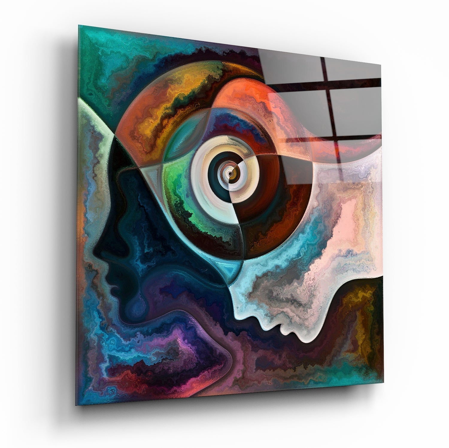 Meditation Glass Wall Art