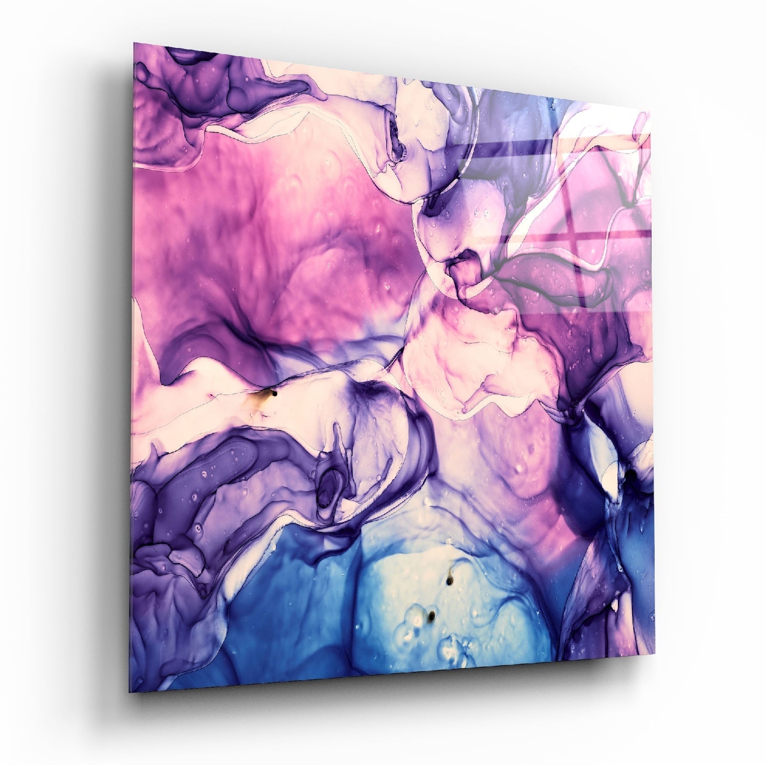 Colored Marble Glass Wall Art
