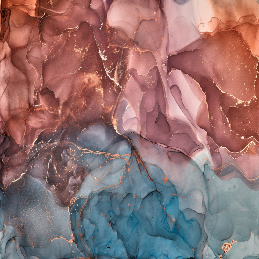 Colored Marble Glass Wall Art