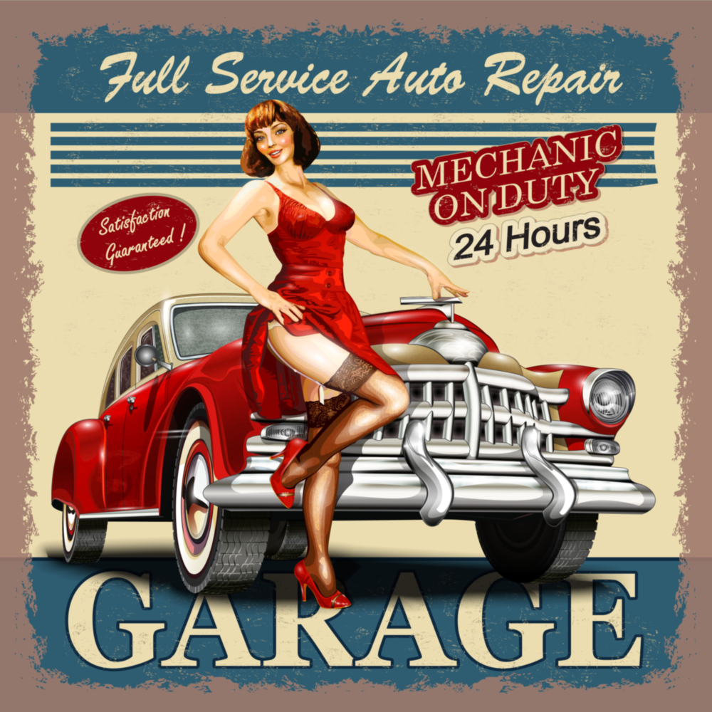 Retro Glass Wall Art