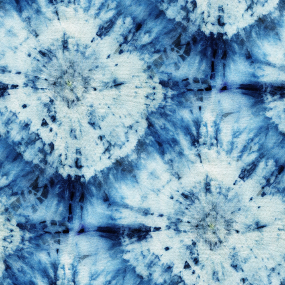 Blue Pattern Glass Wall Art
