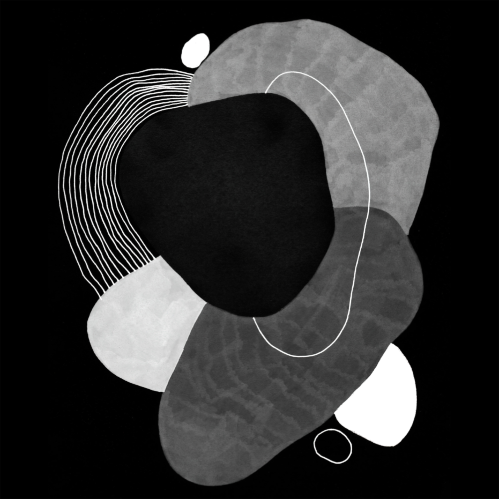 Black Glass Wall Art