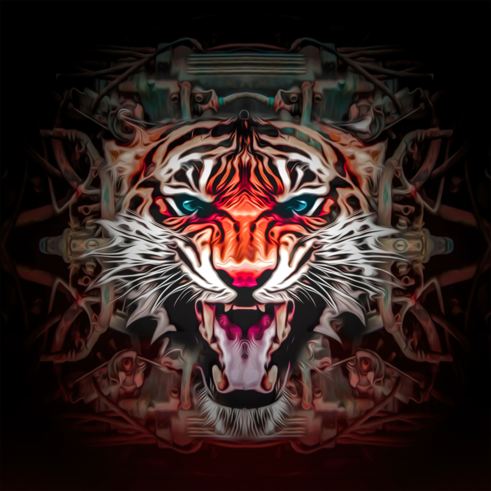 The Punishment Of The Lion Glass Wall Art