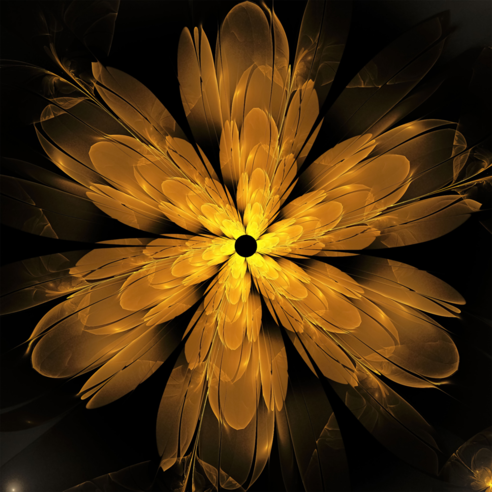 Flower Glass Wall Art