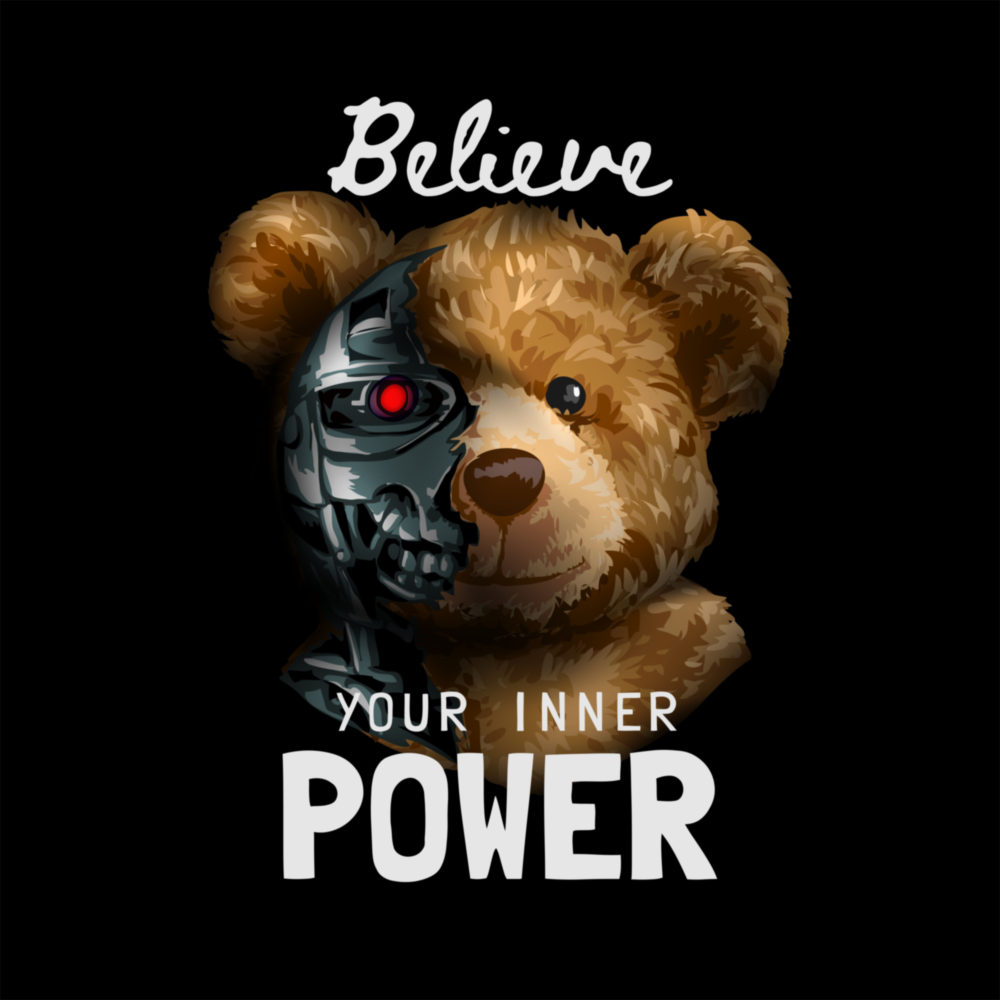 Inner Power Glass Wall Art