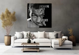 Muhammad Ali  Glass Wall Art