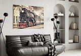 Train Glass Wall Art.