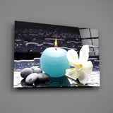 Candle Glass Wall Art.