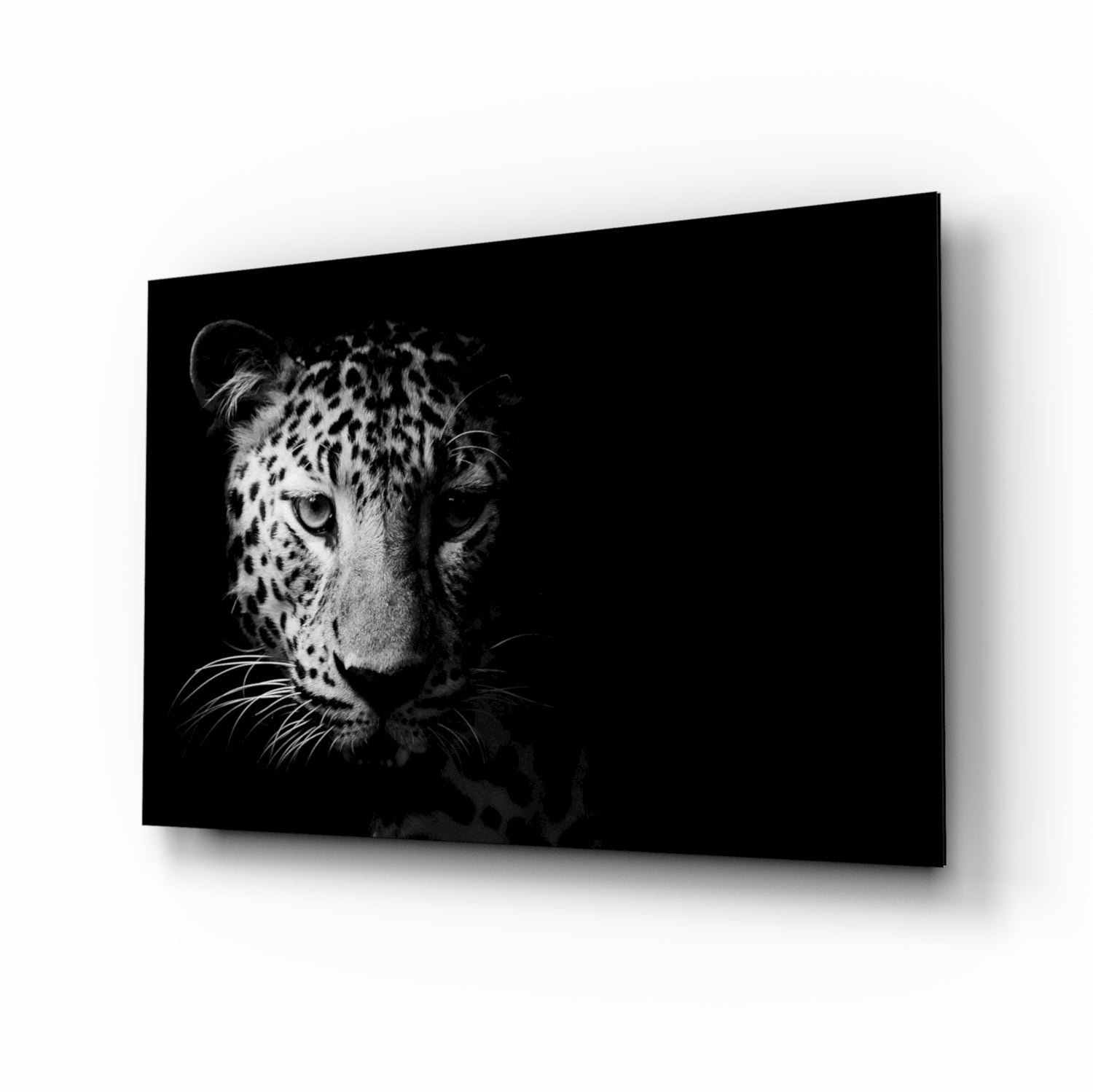 Leopard Glass Wall Art