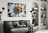 Honey Bee Glass Wall Art.