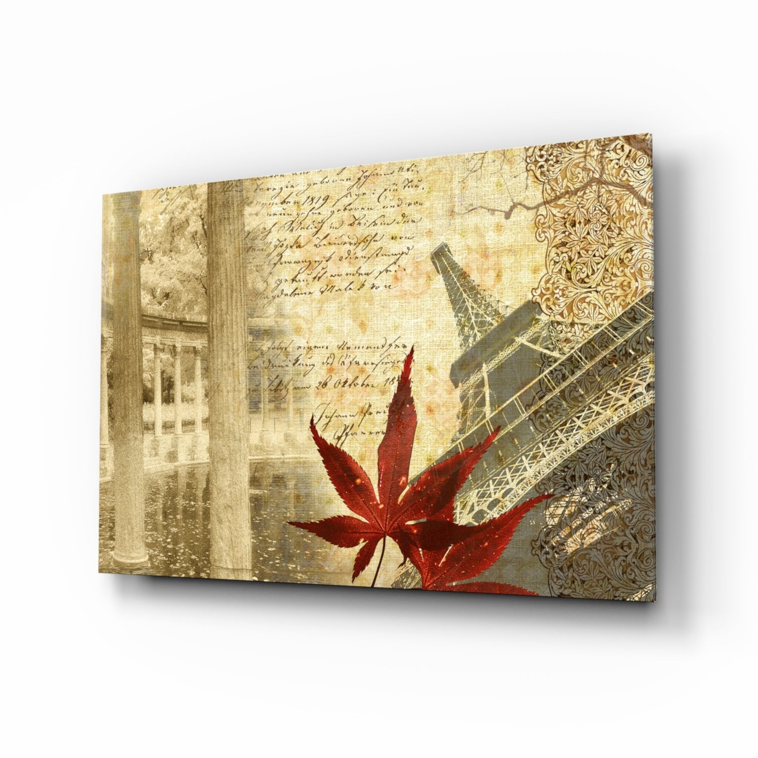 Retro Glass Wall Art.