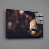 Venetian Mask Glass Wall Art.