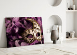 Venetian Mask Glass Wall Art.