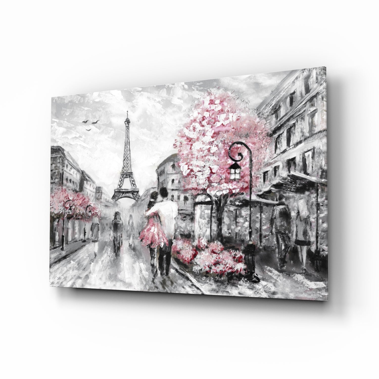 Paris Glass Wall Art.