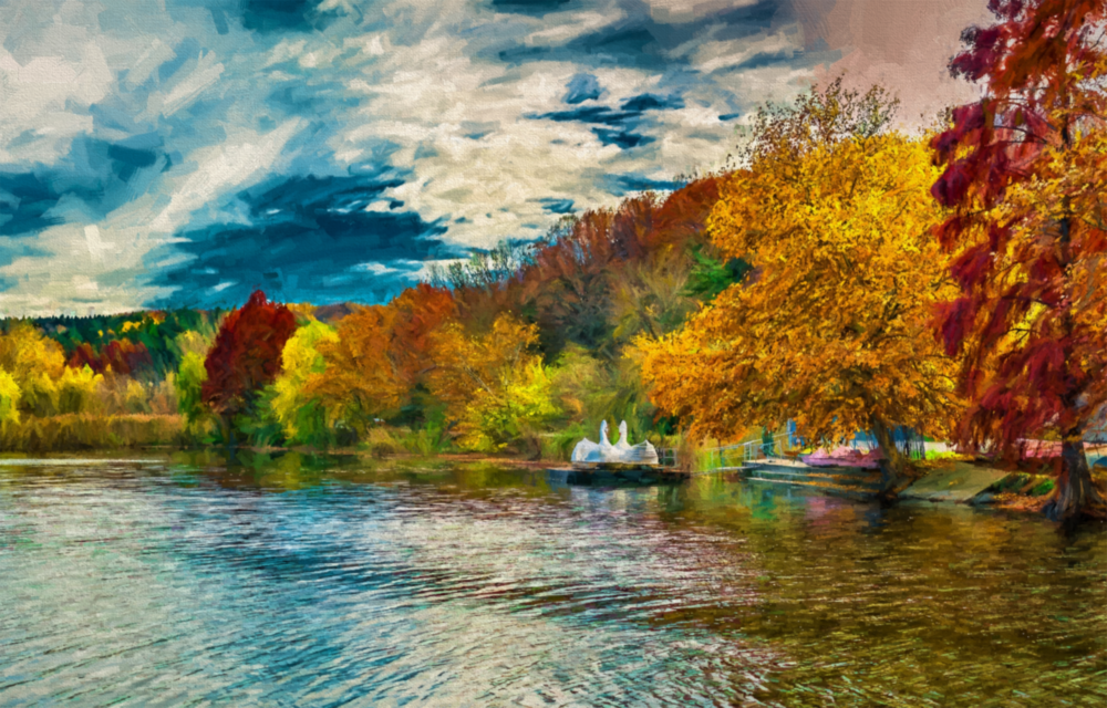 Lake Glass Wall Art