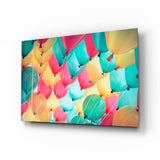 Balloons Glass Wall Art.