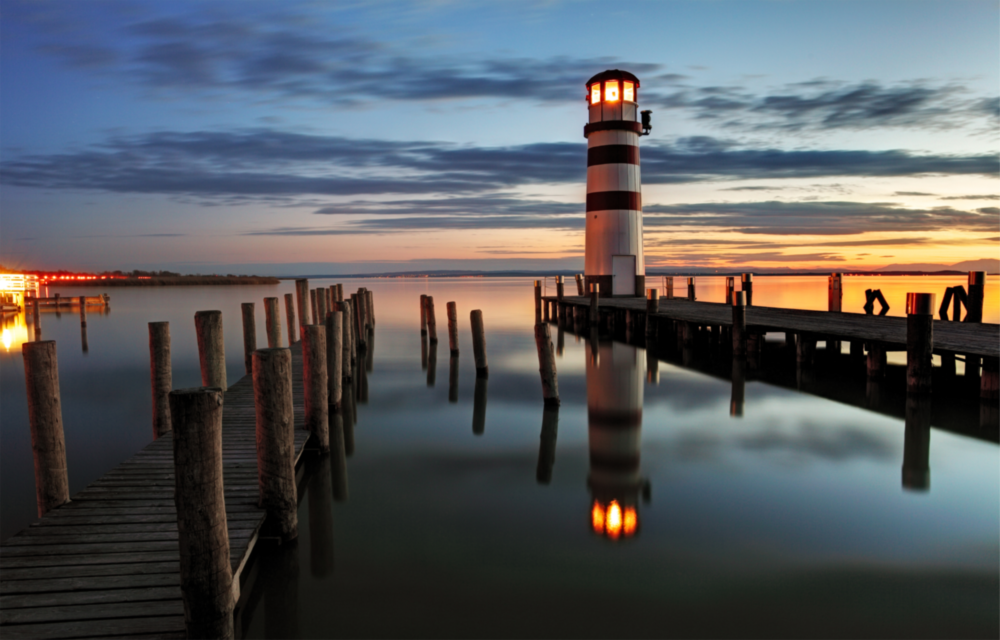 Lighthouse Glass Wall Art
