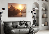 Mountain Glass Wall Art.