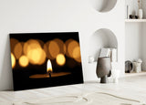 Candle Glass Wall Art.