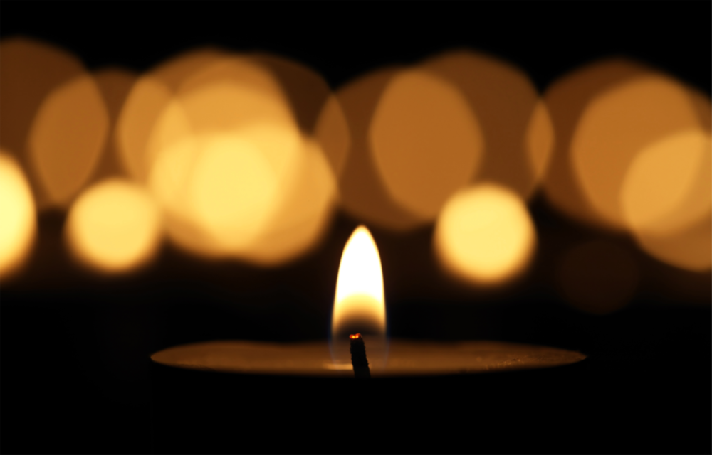 Candle Glass Wall Art