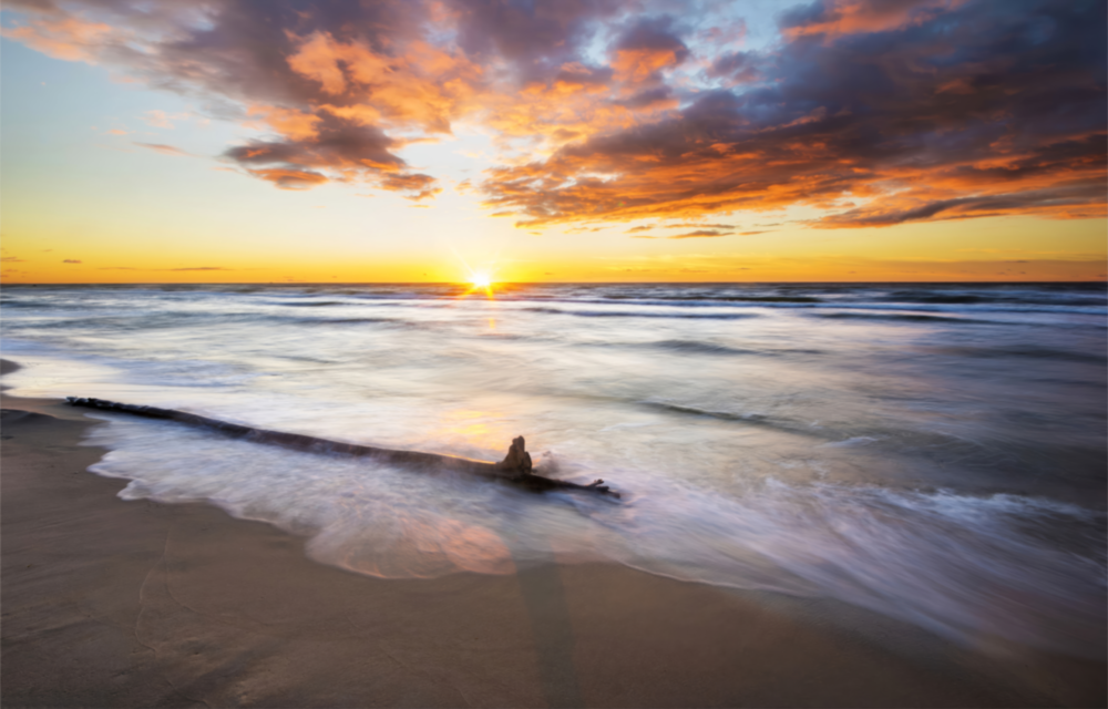 Sunset Glass Wall Art