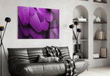 Bird Feathers Glass Wall Art.