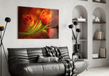 Flower Glass Wall Art.