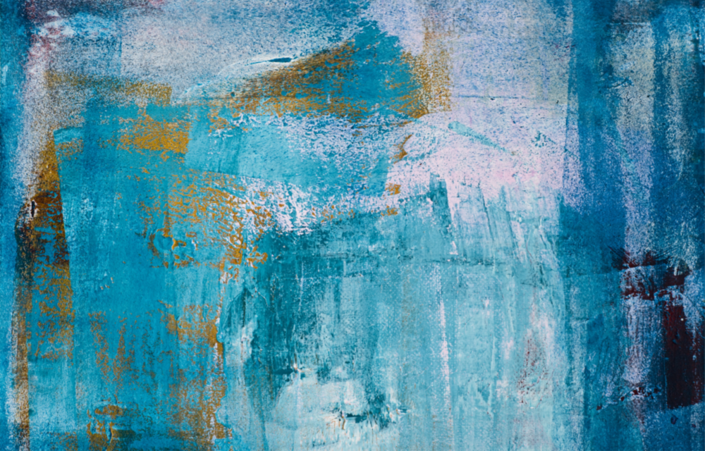 Blue Glass Wall Art