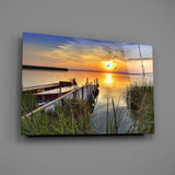 Sunset Glass Wall Art.