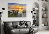 Sunset Glass Wall Art.