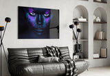 Woman Portrait Glass Wall Art.