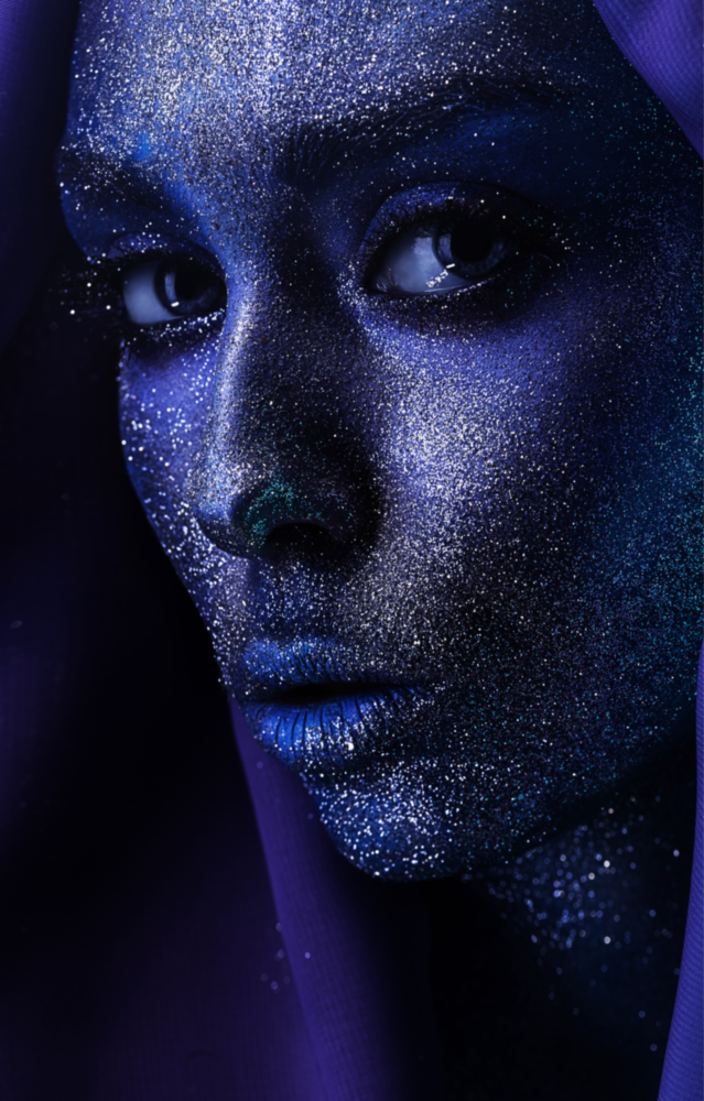 Woman Portrait 2 Glass Wall Art