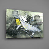 Abstract Glass Wall Art.