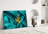 Tropical Leaf 3 Glass Wall Arts.
