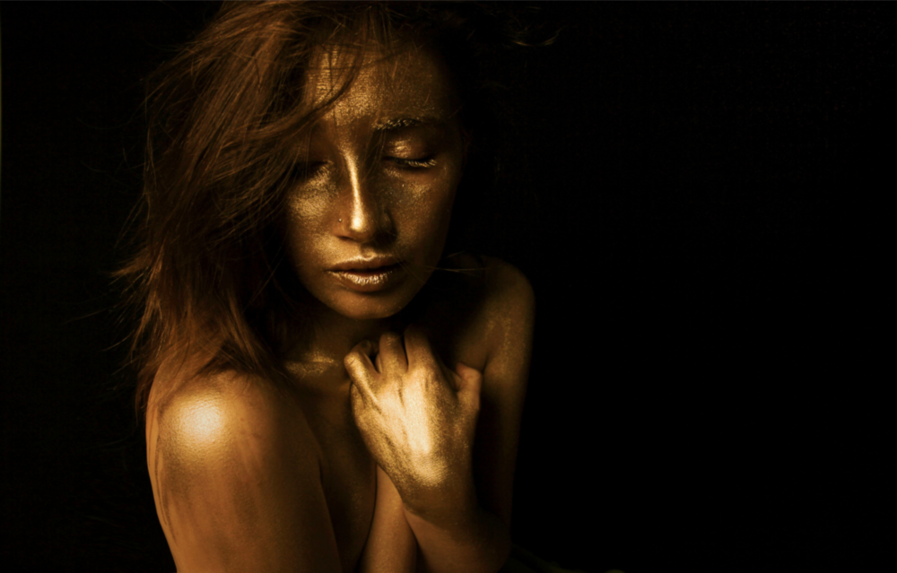 Woman Glass Wall Art