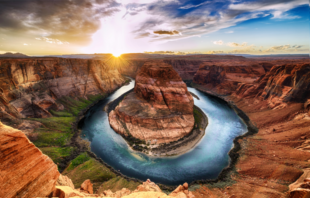 Canyon Glass Wall Art