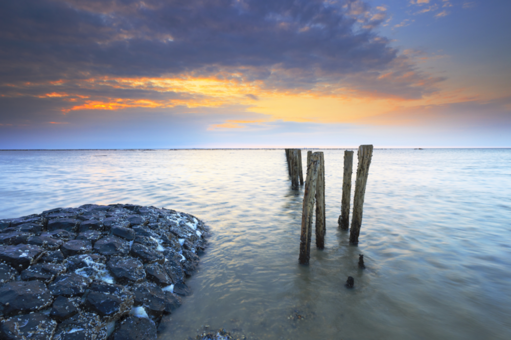 Sea Landscape Glass Wall Art