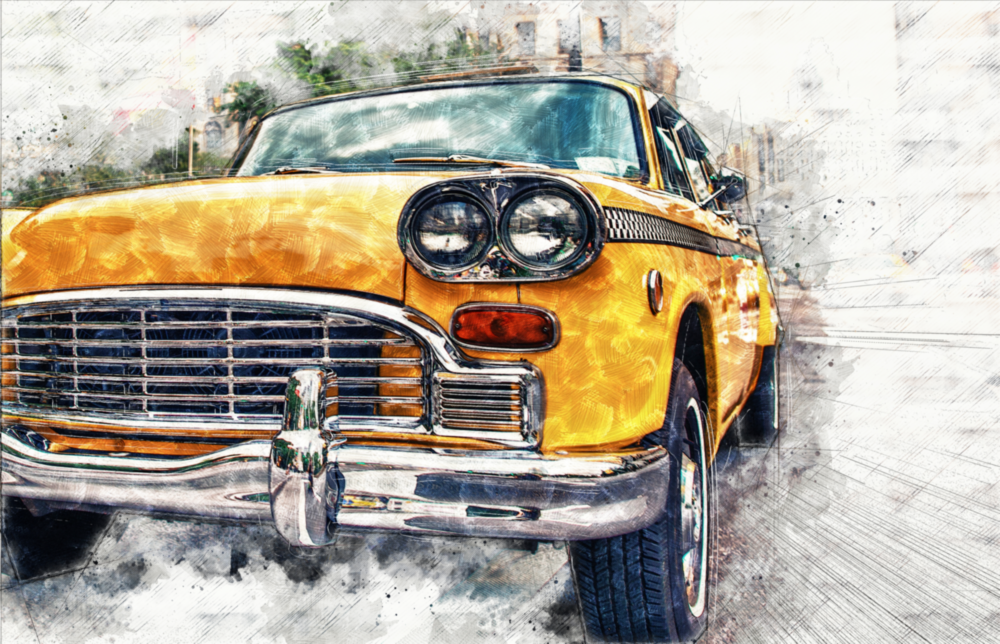 Classic Chevrolet Glass Wall Art