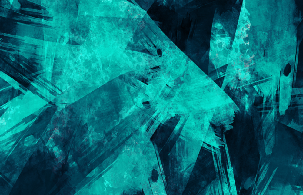 Green Abstract Pattern Glass Wall Art